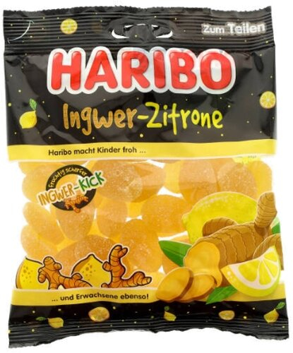 Haribo Ingwer/Zitrone 175g Beutel
