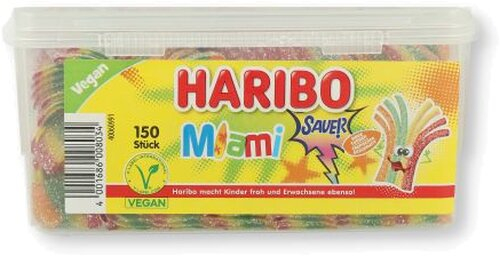 Haribo Miami Sauer 150 Stk. Haribo Miami Sauer 150 Stk.