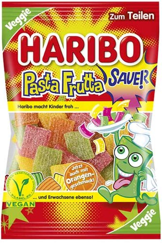 Haribo Pasta Frutta 160g Packung Haribo Pasta Frutta 160g Packung