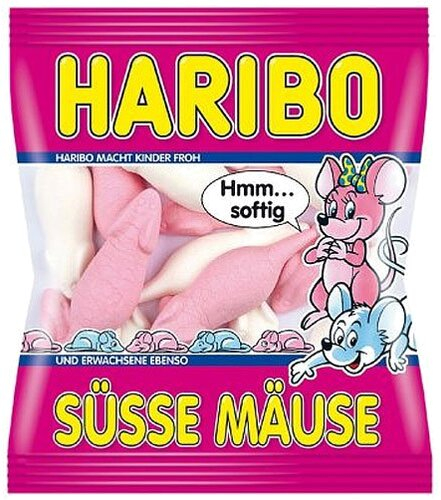 Haribo Süsse Mäuse 175g Beutel Haribo Süsse Mäuse 175g Beutel