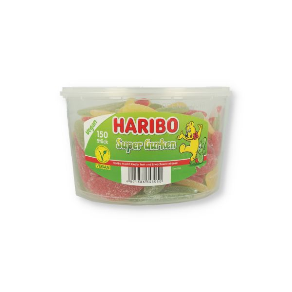 Haribo Super Gurken Dose 150 Stück