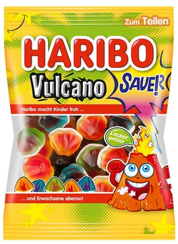 Haribo Vulcano 175g Packung
