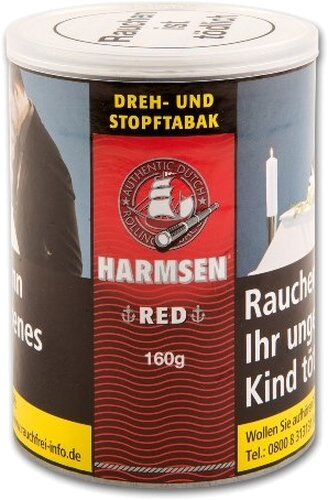 Harmsen Tabak Rot American Shag 150g Dose Zigarettentabak