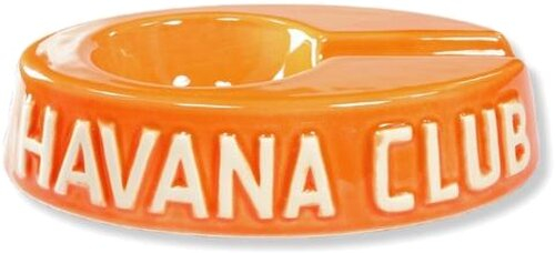 Havana Club Zigarrenaschenbecher Egoista Orange Keramik Havana Club Zigarrenaschenbecher Egoista Orange Keramik