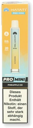 Hayati Pro Mini Einweg E-Zigarette Pineapple Ice 20mg/ml