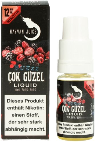 Hayvan Juice Cok Güzel Liquid 12mg 10ml Hayvan Juice Cok Güzel Liquid 12mg 10ml