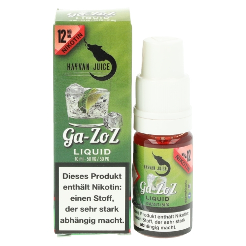 Hayvan Juice Ga-zoz Liquid 12mg 10ml Hayvan Juice Ga-zoz Liquid 12mg 10ml