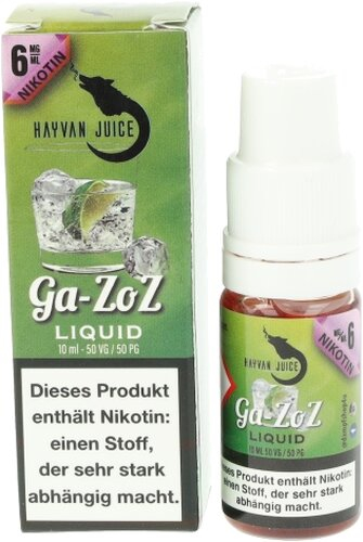Hayvan Juice Ga-zoz Liquid 6mg 10ml