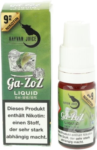 Hayvan Juice Ga-zoz Liquid 9mg 10ml