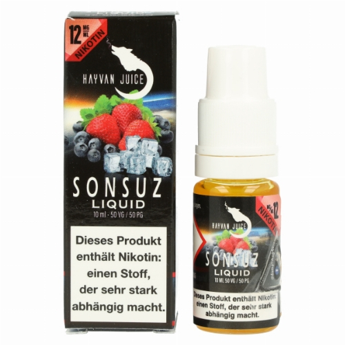 Hayvan Juice Sonsuz Liquid 12mg 10ml Hayvan Juice Sonsuz Liquid 12mg 10ml