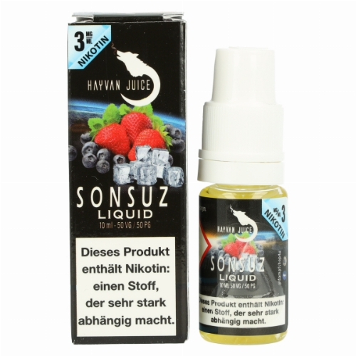 Hayvan Juice Sonsuz Liquid 3mg 10ml Hayvan Juice Sonsuz Liquid 3mg 10ml