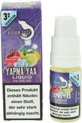 Hayvan Juice Yapma Yaa Liquid 3mg 10ml