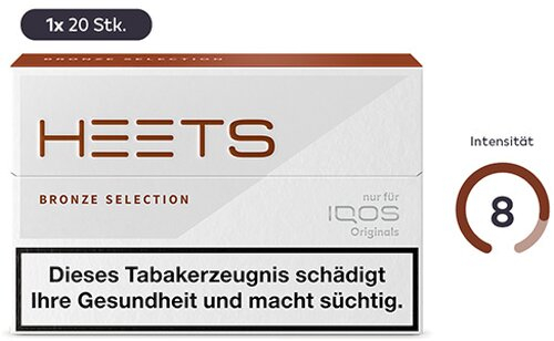 HEETS Bronze Selection Tobacco Sticks für IQOS 1 x 20 Stück HEETS Bronze Selection Tobacco Sticks für IQOS 1 x 20 Stück