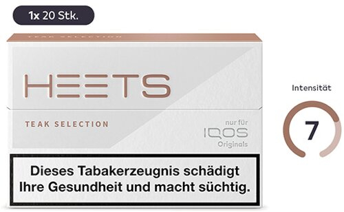 Heets Teak Selection Tobacco Sticks für IQOS 1 x 20 Stück Heets Teak Selection Tobacco Sticks für IQOS 1 x 20 Stück