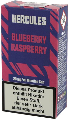 Hercules Blueberry Raspberry Nikotinsalz Liquid 10ml 20mg Hercules Blueberry Raspberry Nikotinsalz Liquid 10ml 20mg