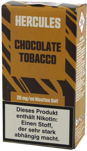 Hercules Chocolate Tobacco Nikotinsalz Liquid 10ml 20mg