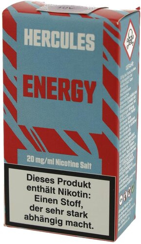 Hercules Energy Nikotinsalz Liquid 10ml 20mg Hercules Energy Nikotinsalz Liquid 10ml 20mg