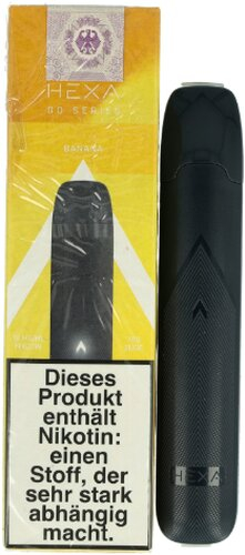 Hexa Go Banana Einweg E-Zigarette 18mg Hexa Go Banana Einweg E-Zigarette 18mg