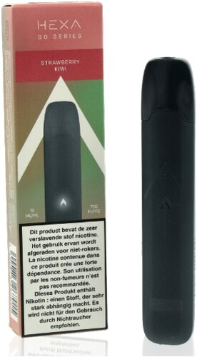 Hexa Go Strawberry Kiwi Einweg E-Zigarette 18mg