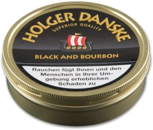 Holger Danske Pfeifentabak B.B. (Black & Bourbon) 100g Dose