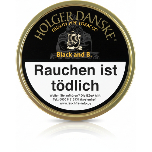 Holger Danske Pfeifentabak B.B. (Black & Bourbon) 100g Dose