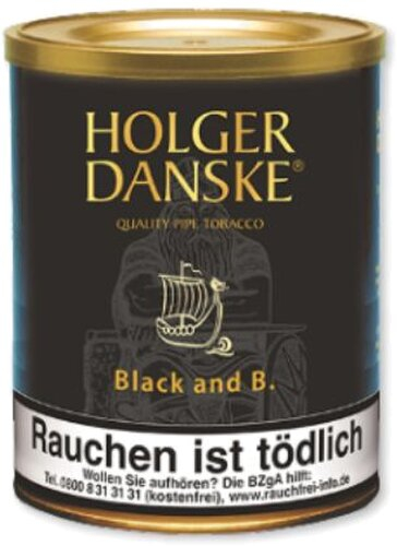 Holger Danske Pfeifentabak Black & B 200g Dose
