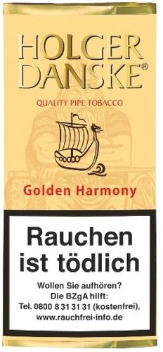 Holger Danske Pfeifentabak Golden Harmony 40g Päckchen