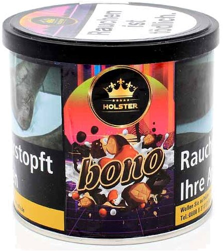 HOLSTER Bono Shisha Tabak (Karamel, Haselnuss, Schokolade, Milch) HOLSTER Bono Shisha Tabak (Karamel, Haselnuss, Schokolade, Milch)