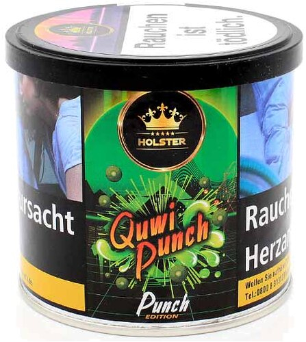 HOLSTER Quwi Punch Shisha Tabak (Kiwi) HOLSTER Quwi Punch Shisha Tabak (Kiwi)
