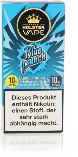 Holster Vape Blue Punch Nikotinsalz Liquid 10mg 10ml