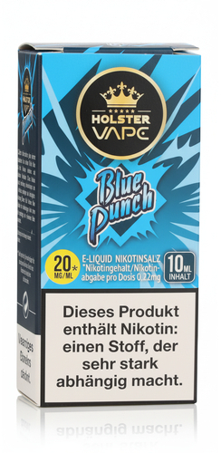 Holster Vape Blue Punch Nikotinsalz Liquid 20mg 10ml