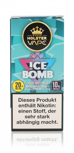 Holster Vape !ce Bomb Nikotinsalz Liquid 20mg 10ml
