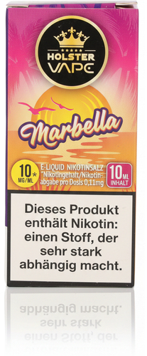 Holster Vape Marbella Nikotinsalz Liquid 10mg 10ml