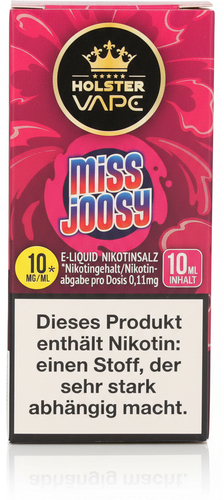 Holster Vape Miss Joosy Nikotinsalz Liquid 10mg 10ml