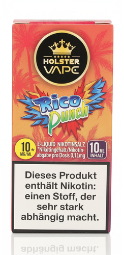 Holster Vape Rico Punch Nikotinsalz Liquid 10mg 10ml