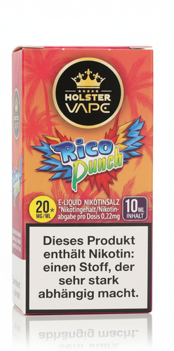 Holster Vape Rico Punch Nikotinsalz Liquid 20mg 10ml