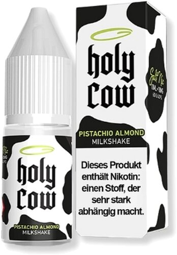Holy Cow Nikotinsalz Liquid Pistachio Almond Milkshake 10ml 20mg Holy Cow Nikotinsalz Liquid Pistachio Almond Milkshake 10ml 20mg