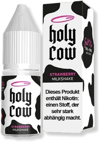 Holy Cow Nikotinsalz Liquid Strawberry Milkshake 10ml 20mg
