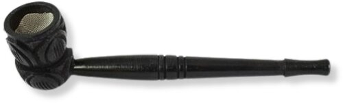 Holz Pfeife 11,2cm Schwarz