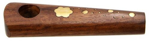 Holzpfeife Star Drip Braun