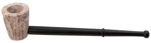 Holz/Speck Pfeife Stone Head Carved Leaf Rose Marmoriert Holz/Speck Pfeife Stone Head Carved Leaf Rose Marmoriert