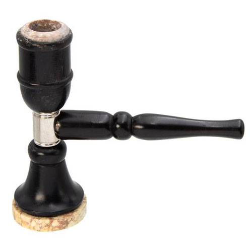 Holz/Speckstein Pfeife Standing Special Schwarz Holz/Speckstein Pfeife Standing Special Schwarz