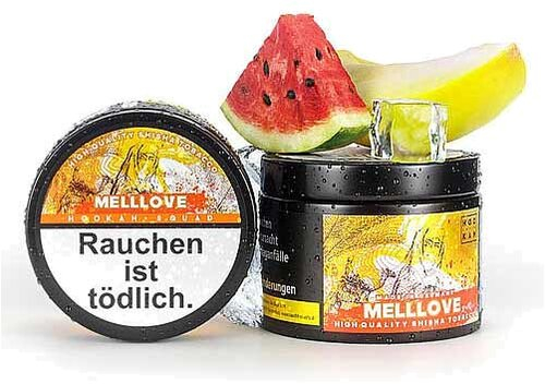 Hookah Squad Mellove (Honigmelone) Shisha Tabak 200g Hookah Squad Mellove (Honigmelone) Shisha Tabak 200g