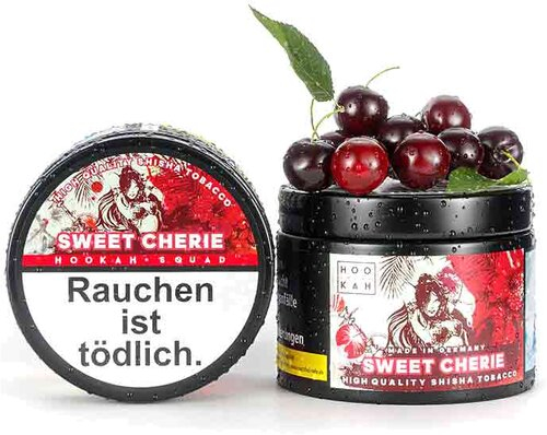 Hookah Squad Sweet Cherie (kirsche) Shisha Tabak 200g 