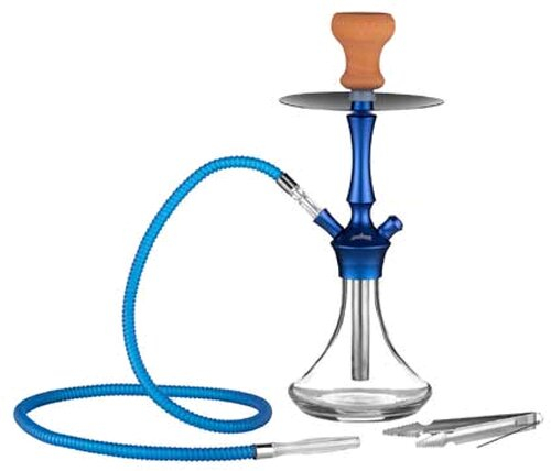 Super Heroes Shisha transparent/blau 1 Anschluss