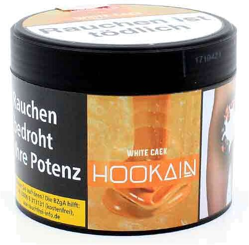 HOOKAIN White Caek Shisha Tabak (Karamel, Vanille, Zitrone)