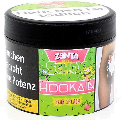 HOOKAIN Zanta Schox Saur Splash Shisha Tabak (Limette & Zitrone) HOOKAIN Zanta Schox Saur Splash Shisha Tabak (Limette & Zitrone)