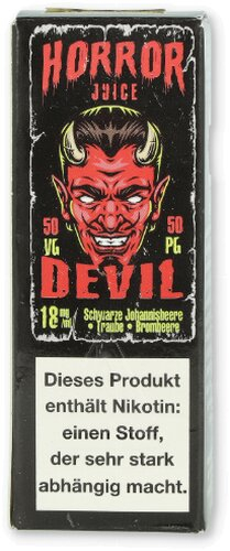 Horror Juice Liquid Devil 18mg Horror Juice Liquid Devil 18mg