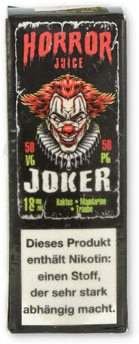 Horror Juice Liquid Jocker 18mg Horror Juice Liquid Jocker 18mg
