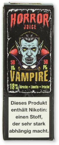 Horror Juice Liquid Vampire 18mg Horror Juice Liquid Vampire 18mg